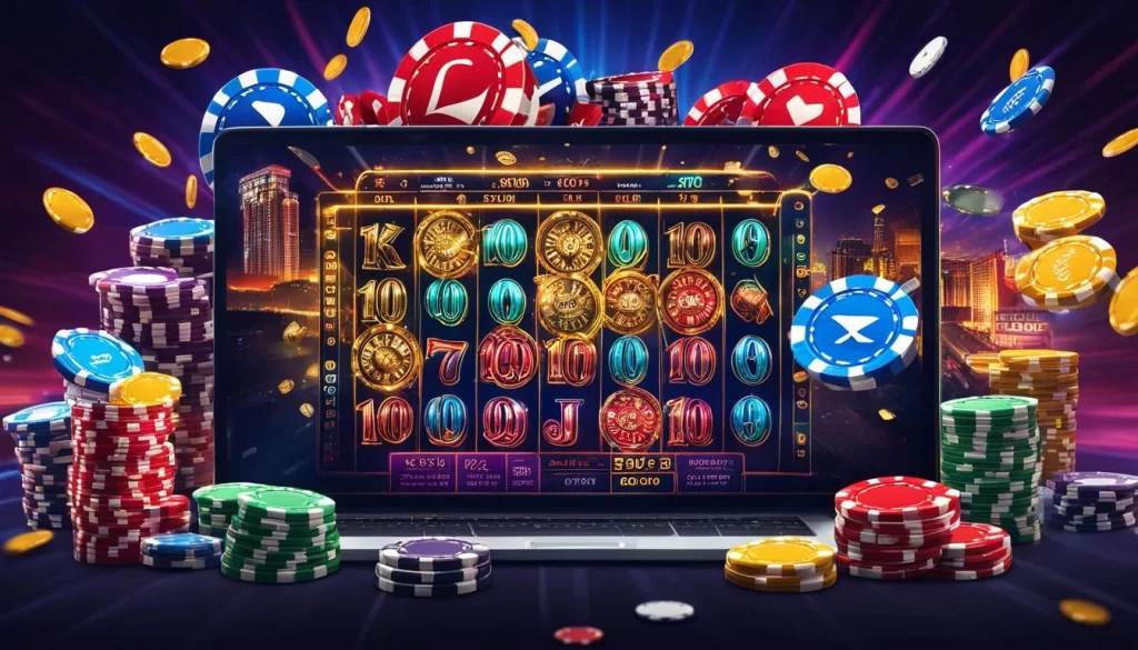 Người chơi đang thưởng thức trò chơi nổ hũ HV88 trên máy tính bảng